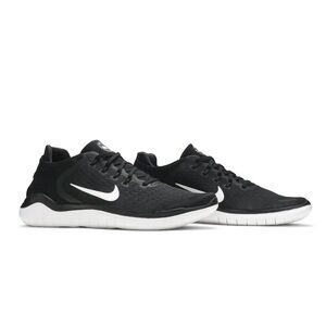 Nike free RN 2018 942836-001 Athletic Shoes in Black and White size 7 new